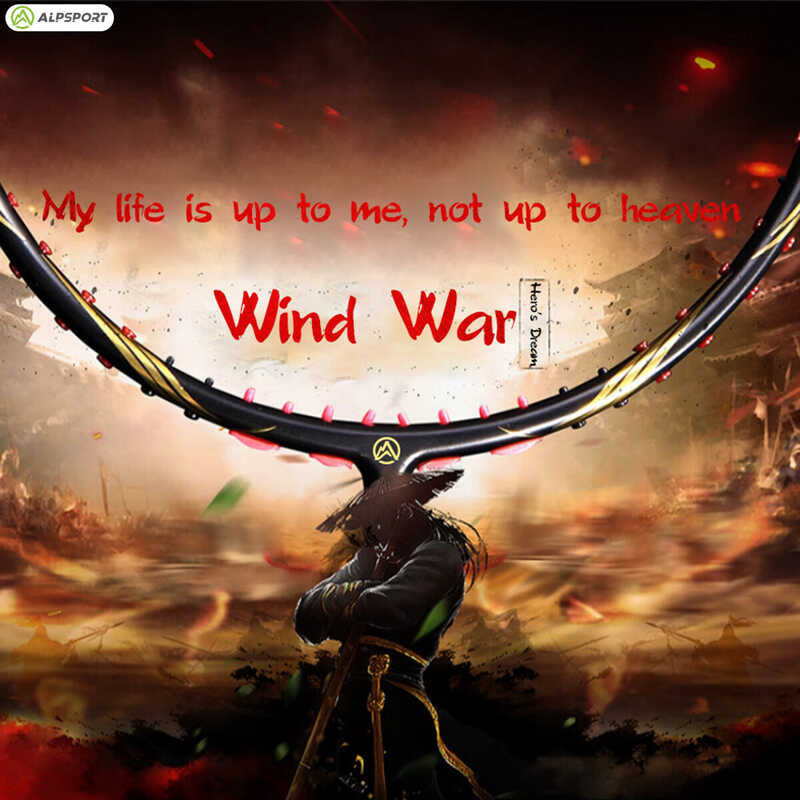 62g ALP FZ 8U 30lbs Ultralight full carbon original racket set rocket badminton