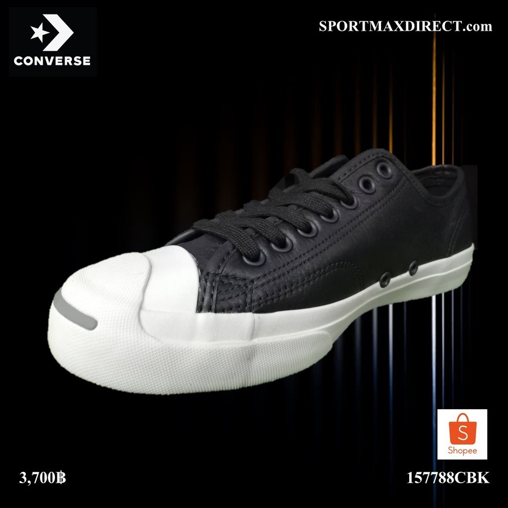 ♞รองเท้า Converse รุ่น JACK PURCELL JACK OX BLACK (157788CBK)