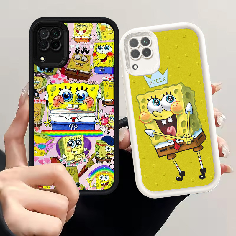 สําหรับ Samsung Galaxy A12 A22 5G J2 J7 Prime Pro J4 J6 Plus เคสซิลิโคน H-82 SpongeBob