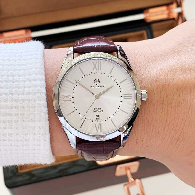 ▥ PABLO RAEZ นาฬิกาข้อมือควอตซ์สุดหรูสำหรับผู้ชาย