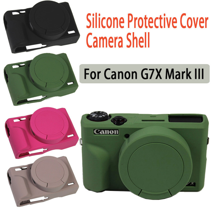 เคสกระเป๋าซิลิโคน ป้องกันกล้อง สําหรับ For Canon PowerShot G7X Mark III G7X3