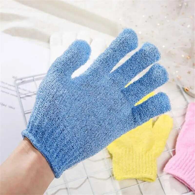 Scrub Five-Finger Gloves Shower Towel Scrub Body Wash Bath Gloves Elastic Sponge Spa Shower Skin M