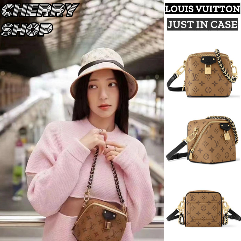♞,♘หลุยส์วิตตอง Louis Vuitton LV JUST IN CASE BAG กระเป๋าสะพาย ของผู้หญิง
