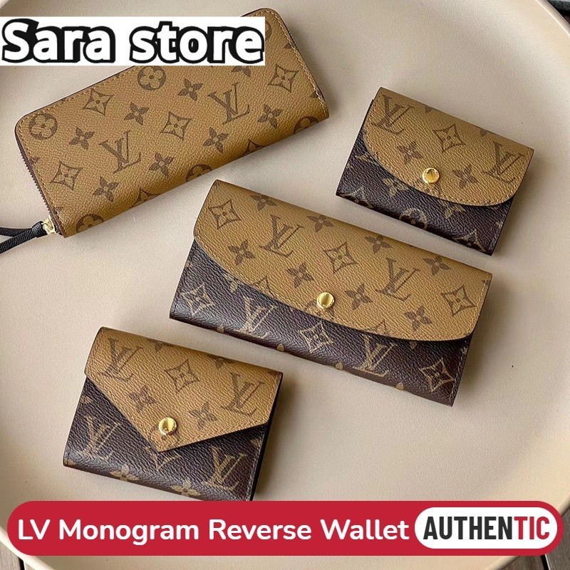 ♞,♘,♙หลุยส์วิตตอง Louis Vuitton Victorine Wallet Emilie &amp; Portomone &amp; Sarah Long wallet กระเป๋าสตาง