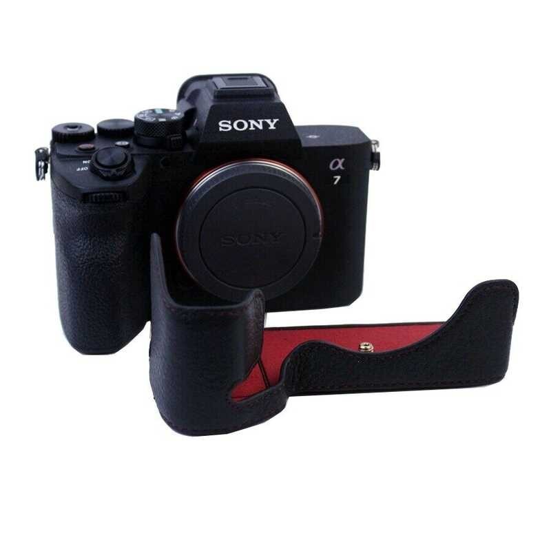 ➧ เคสหนังแท้กระเป๋าสำหรับ Sony กล้อง A7m4 A7iv A7siii A7s3 A7rv A7r5