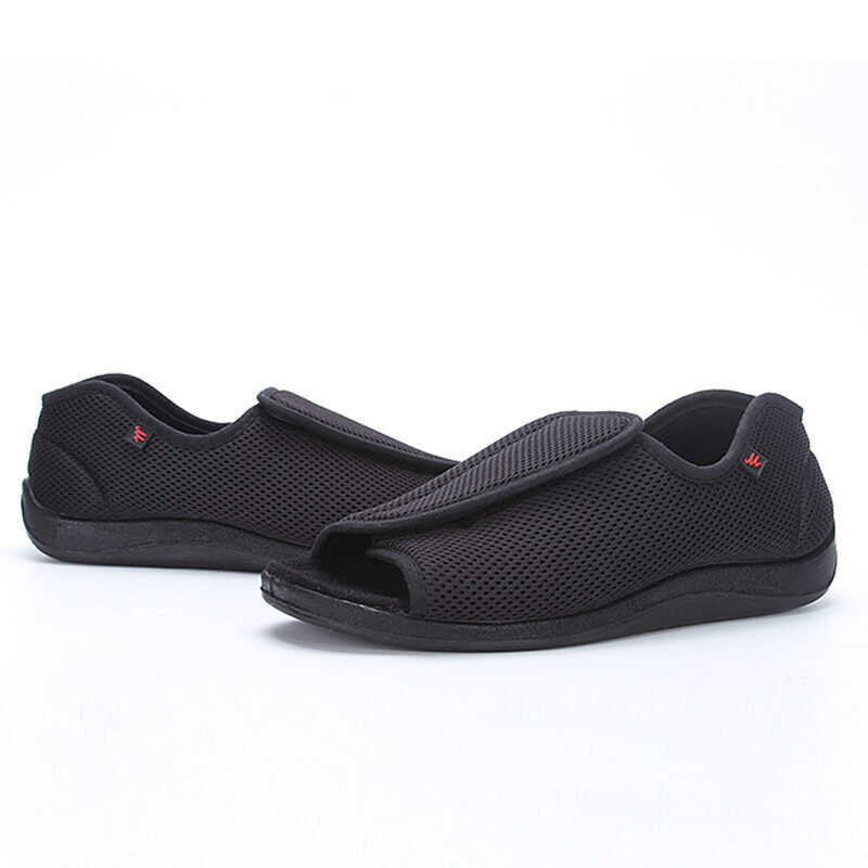 ➧ Diabetic Wide Old Man's Middle-Aged Shoes Foot Puffy External Deformation Nursing Healthcare Pr