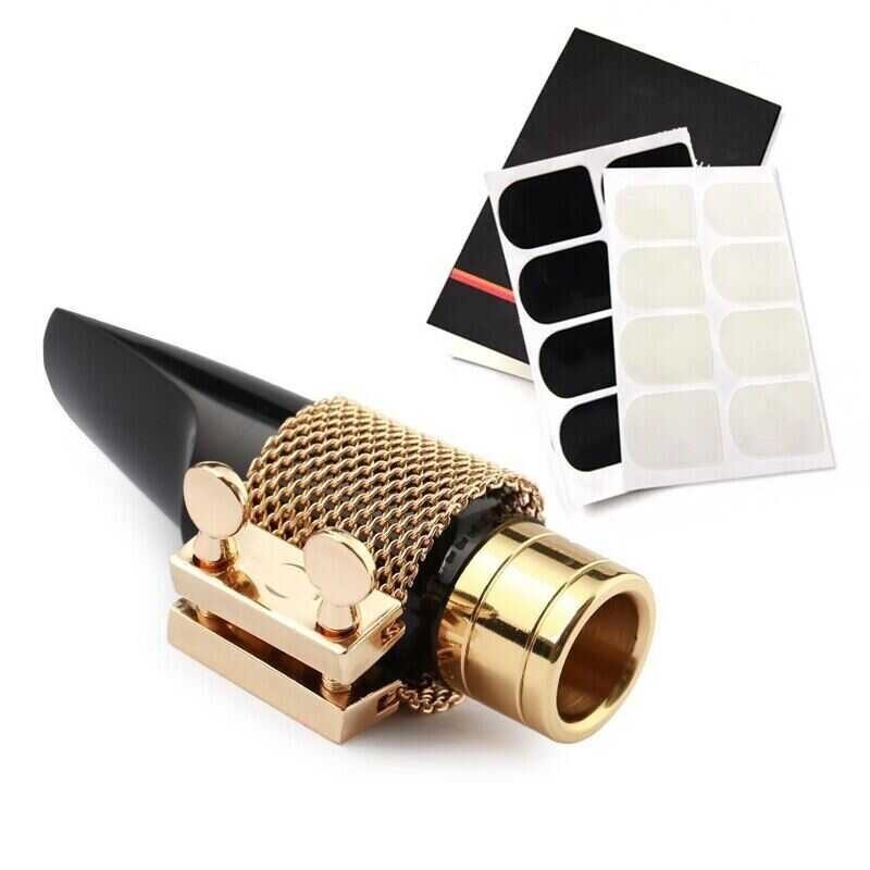 Mouthpiece Ligature Saxophone Soprano/Tenor/Alto Saxophone Metal Mouthpiece Clip/Chain Clip/Bakelit