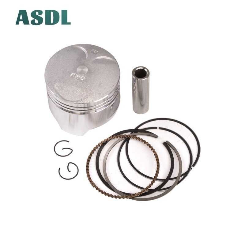 64mm Motorcycle Dia 64.25mm 64.5mm Piston Ring 15mm Pin Assembly Kit Set KWO for Honda Steed400 BRO