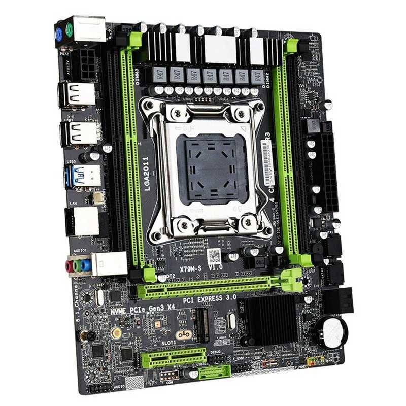 Mainboard WLLW Professional X79M2 2.0พร้อม Xeon E5 2640 V2โปรเซสเซอร์ DDR3 1600M Hz