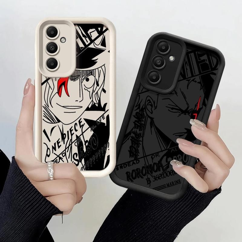 การ์ตูน O-One P ชิ้นเคสโทรศัพท์สําหรับ Samsung Galaxy A12 A13 A32 A33 A34 A52 A14 A15 A22 A23 A24 A2
