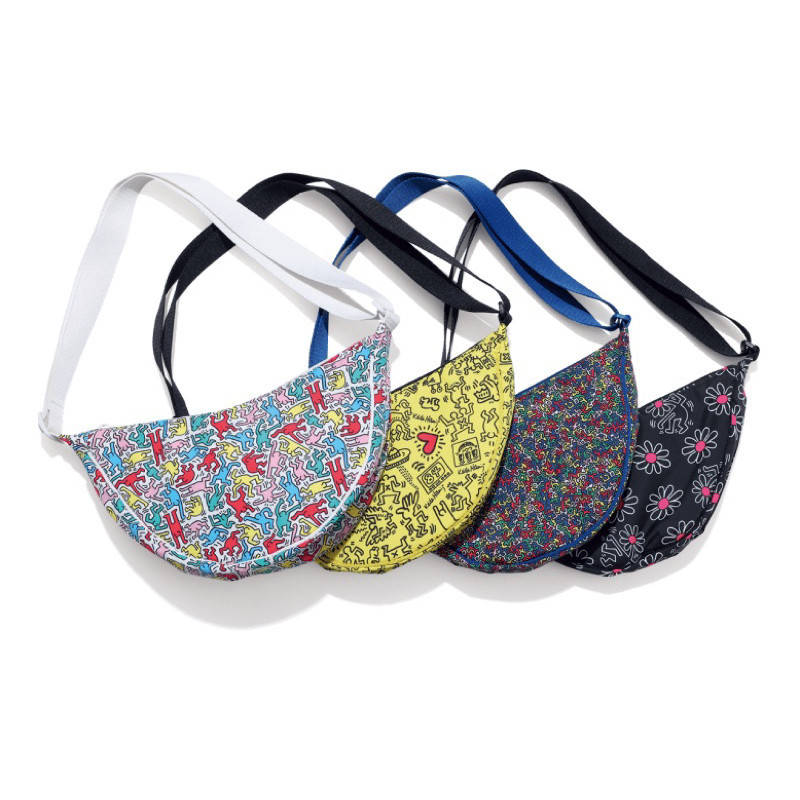 Keith HARING UNIQLO-WRIST BAG-SLING BAG MEN-PORCH BAG-CHEST BAG-MEN BAG-BAG LELAKI-BAG SILANG LELAK