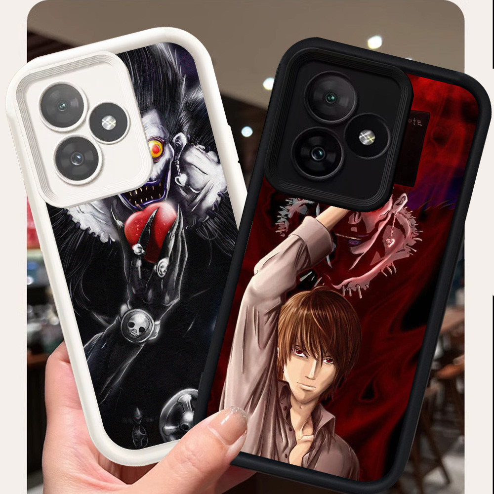 เคสสําหรับ Xiaomi POCO X5 F6 F5 Redmi 13 13X Turbo 3 5G เคสซิลิโคน H-1 Death Note