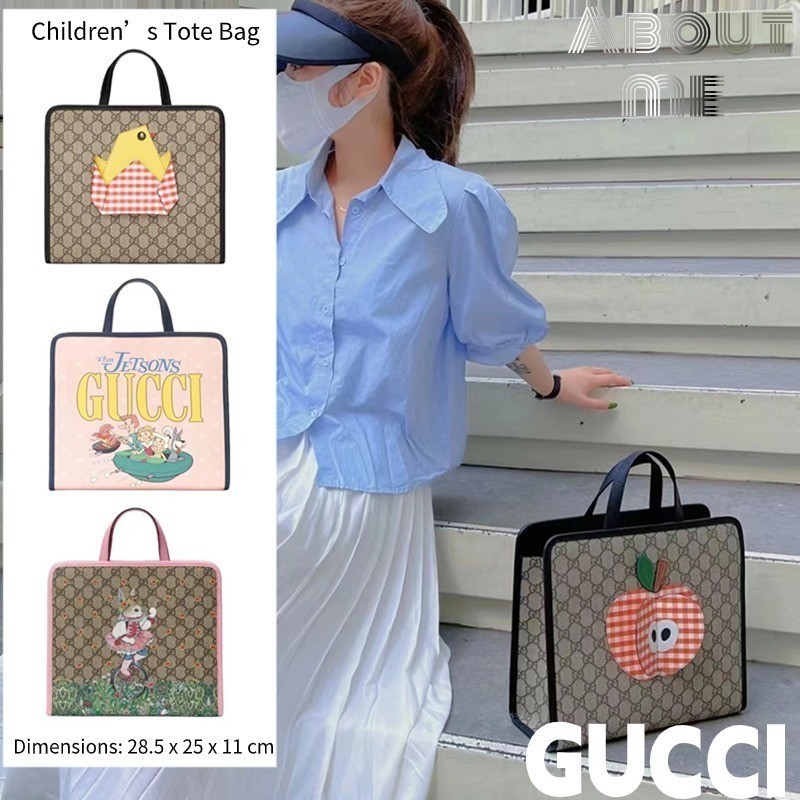 ♞กุชชี่ Gucci Childrens Tote Bagกระเป๋าถือ