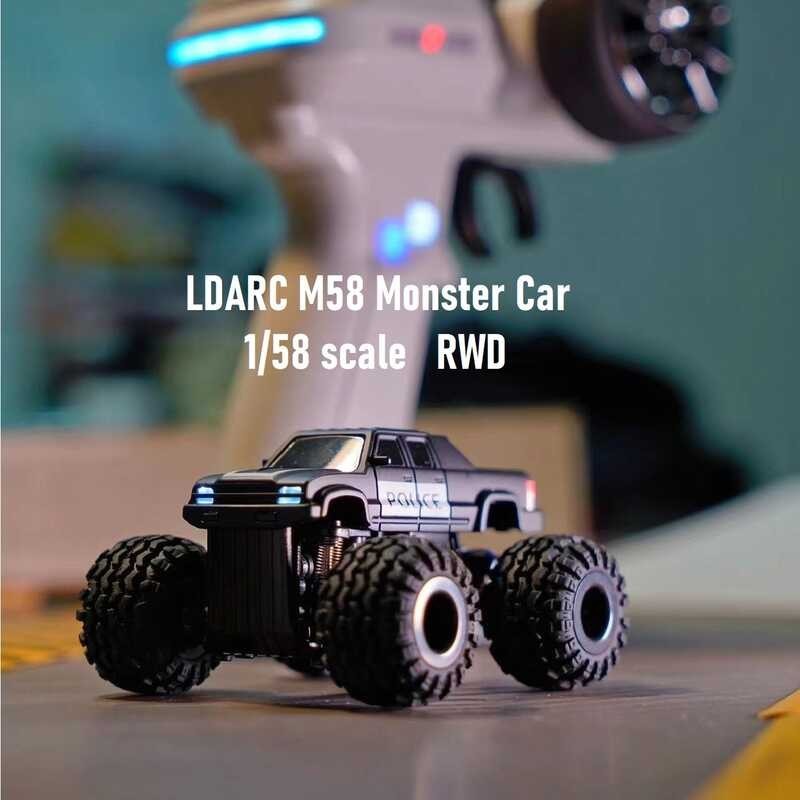 ♎ LDARC M58 1/58 RWD RC รถมินิมอนสเตอร์ RTR / BNR พร้อมลูกบอลขยายก