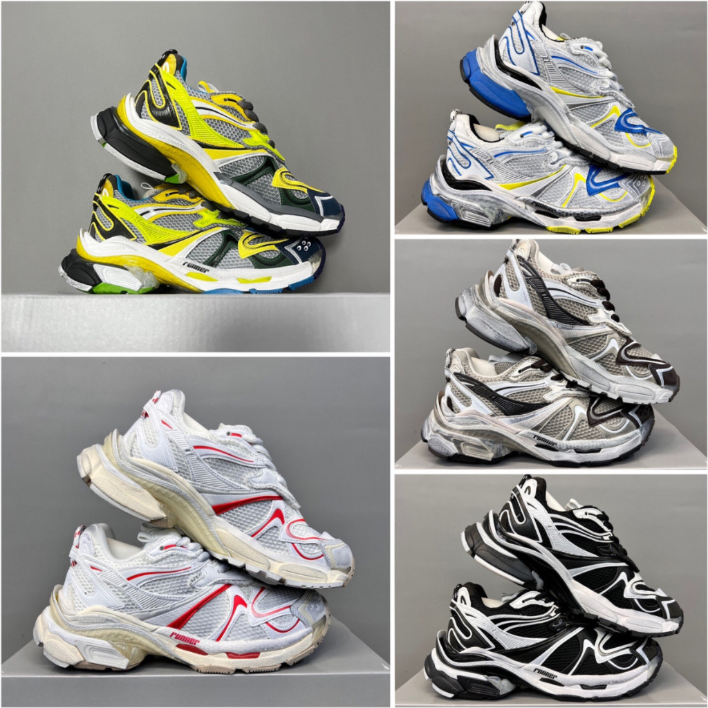 ♞Pre order  balenciaga Runner รองเท้าผู้ชาย รองเท้าผู้หญิง รองเท้ากีฬา size35-46