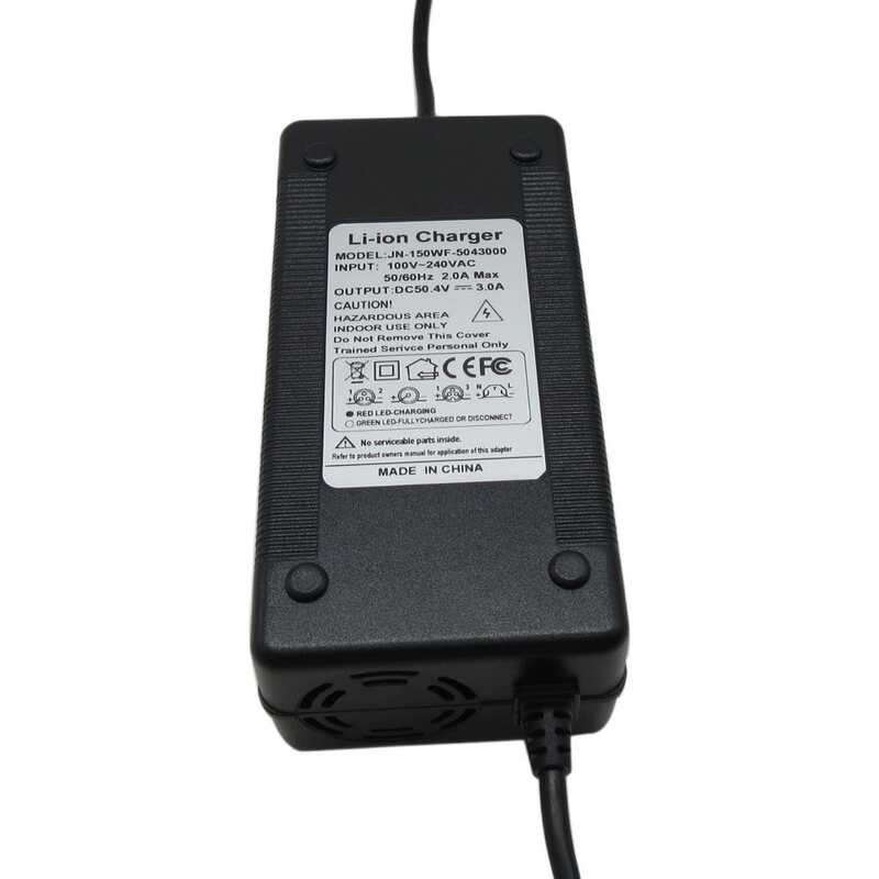 3A 50.4V DC 12S 44.4V 10Ah 15Ah 20Ah E จักรยาน Li Ion B1อุปกรณ์ชาร์จอัจ