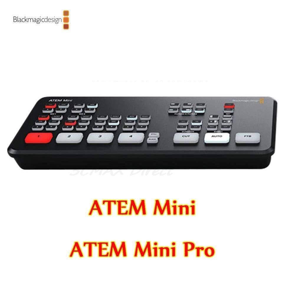 Blackmagic Design ATEM Mini Pro Switcher ATEM Mini Live Stream Switcher หลายมุมมองและการบันทึกคุณสมบัติใหม ่