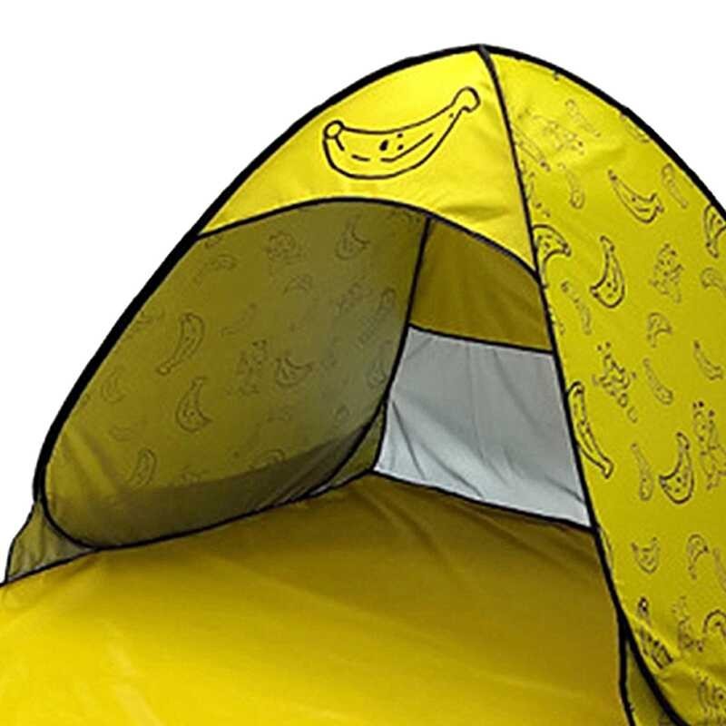 Pop (จัดส่งที่รวดเร็ว） Oceanside up Tent UPF 50 Beach Tent for Outdoor Activities Family Camping Backyard