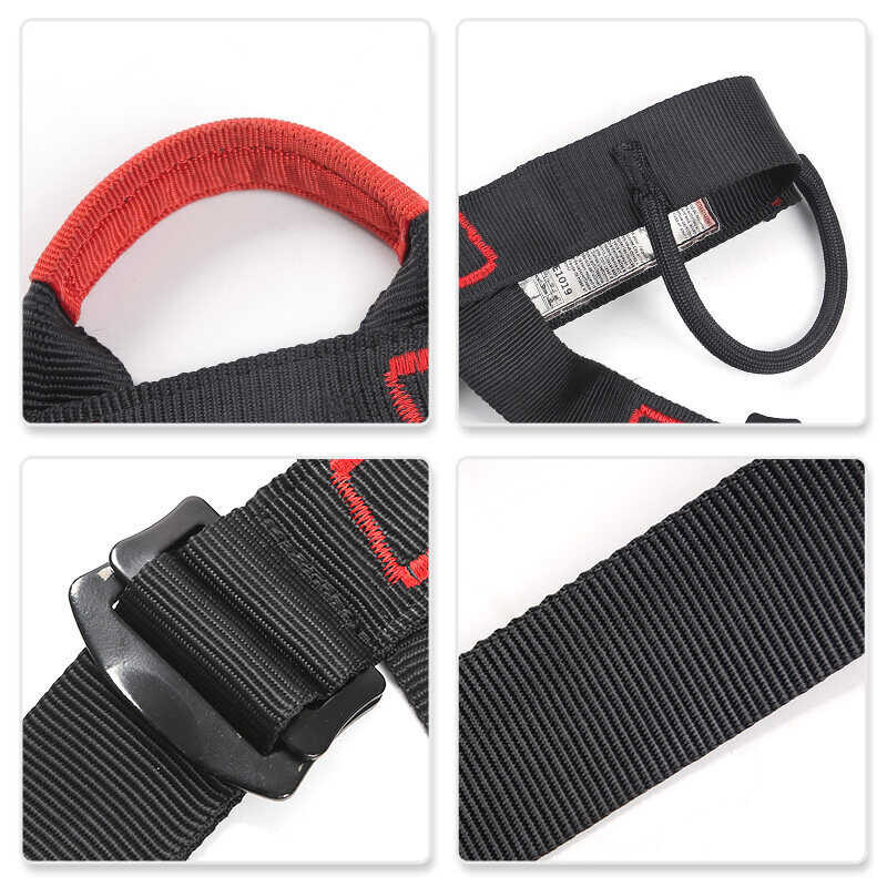 ❤ Xinda Professional Outdoor Sports Safety Belt Rock Mountain Climbing Waist Support Half Body Ha