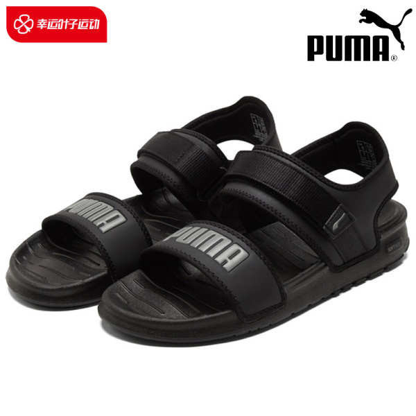 puma vogue puma PUMA Puma รองเท้าแตะสีดำรองเท้าผู้ชายรองเท้าผู้หญิง2024ฤดูร้อนใหม่รองเท้าชายหาดเวลโ