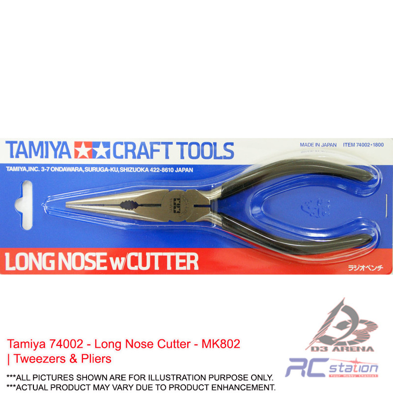 Tamiya 74002 - เครื่องตัดจมูกยาว - MK802 | แหนบและคีม
