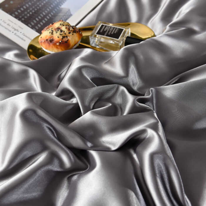 Silk Mulberry Duvet Cover, Comfy Singlefulltwinqueenking Size Duvet Cover,Soild Color Bedding Comf S