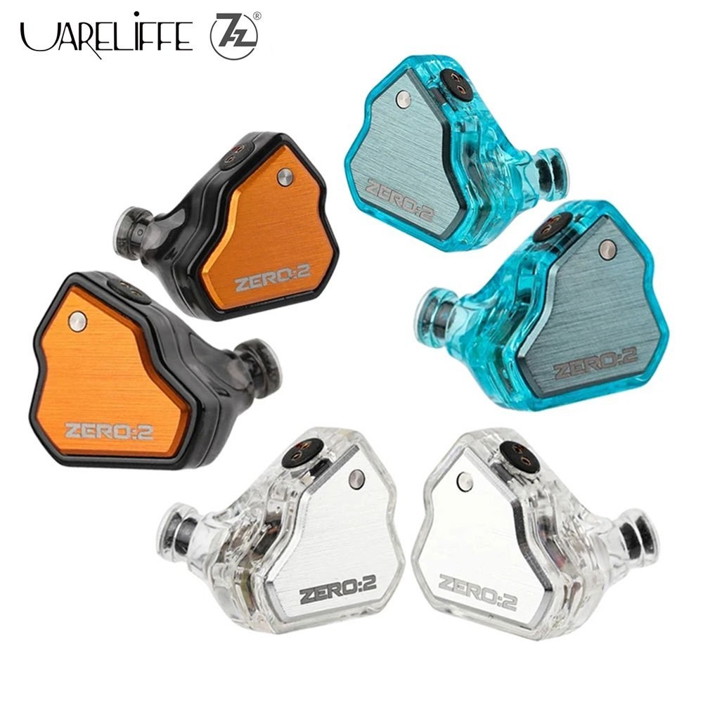Uareliffe 7HZ Zero 2 ชุดหูฟังอินเอียร์ไดนามิก HiFi 2 อัพเดท 10 มม. พร้อมสาย OFC เสียงเบสอบอุ่น สําห