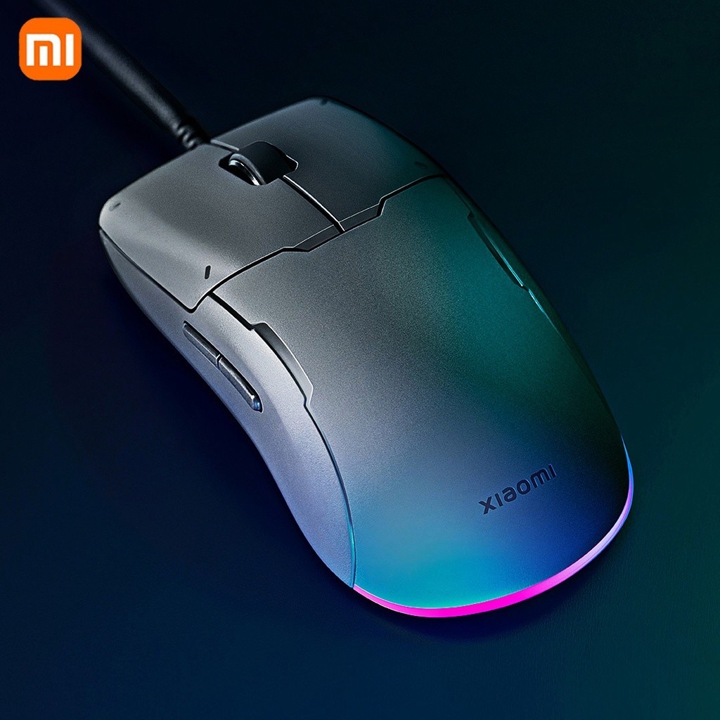 Xiaomi Wired Game Mouse Lite with Rgb Light 220iPS 400-6200DPI Five Gears Adjusted Game E-Sports Ma