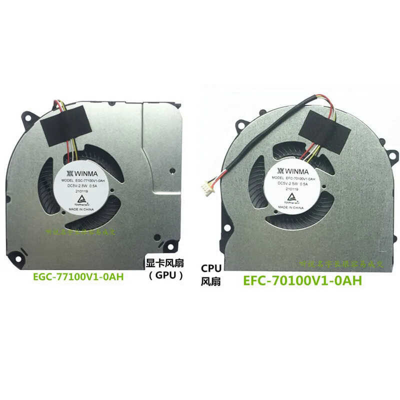 Cpu GPU Original Cooler พัดลมสำหรับ Hasee Z7M-CN7NA Z7M-CT7NK T58-V EGC-77100V1-OAH พั