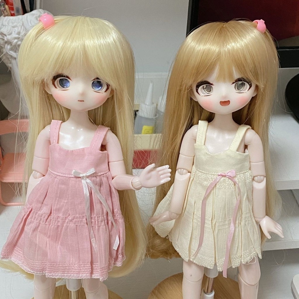 ♞,♘,♙หกจุด bjd ดัดแปลงแต่งหน้าอะนิเมะตุ๊กตา BJD mjd ทำด้วยมือสองมิติ bjd ทั้งเด็กวาดด้วยมือ