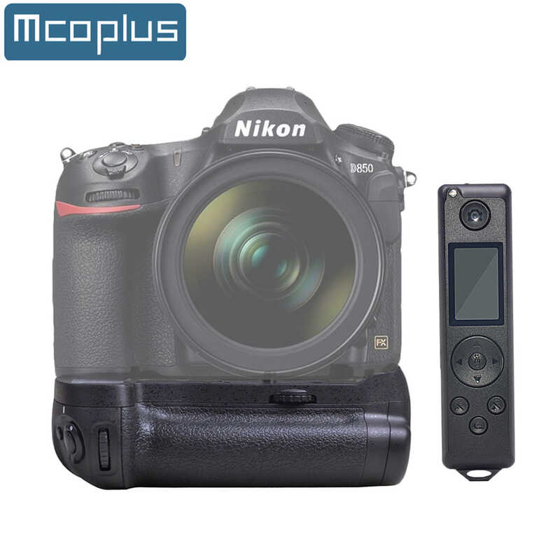 ❤️ Mcoplus Mb-D18แบตเตอรี่แนวตั้ง Grip 2.4G รีโมทคอนโทรลสำหรับ Nikon D850กล้อง DSLR ❤️