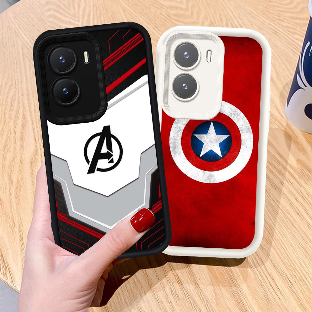 เคสสําหรับ VIVO Y02S Y56 Y16 IQOO 13 Z9 Z9X Z10 5G T4 เคสซิลิโคน H-88 Marvel Avengers