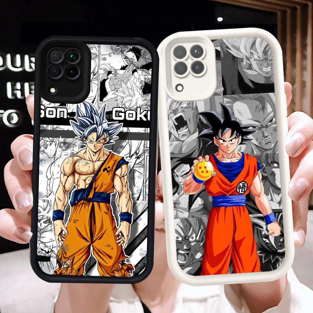 Z-35 Dragon Ball z ปลอกสีขาวสีดําสําหรับ Samsung Galaxy A12 A22 5G J7 J2 Prime J4 J6 Plus Case