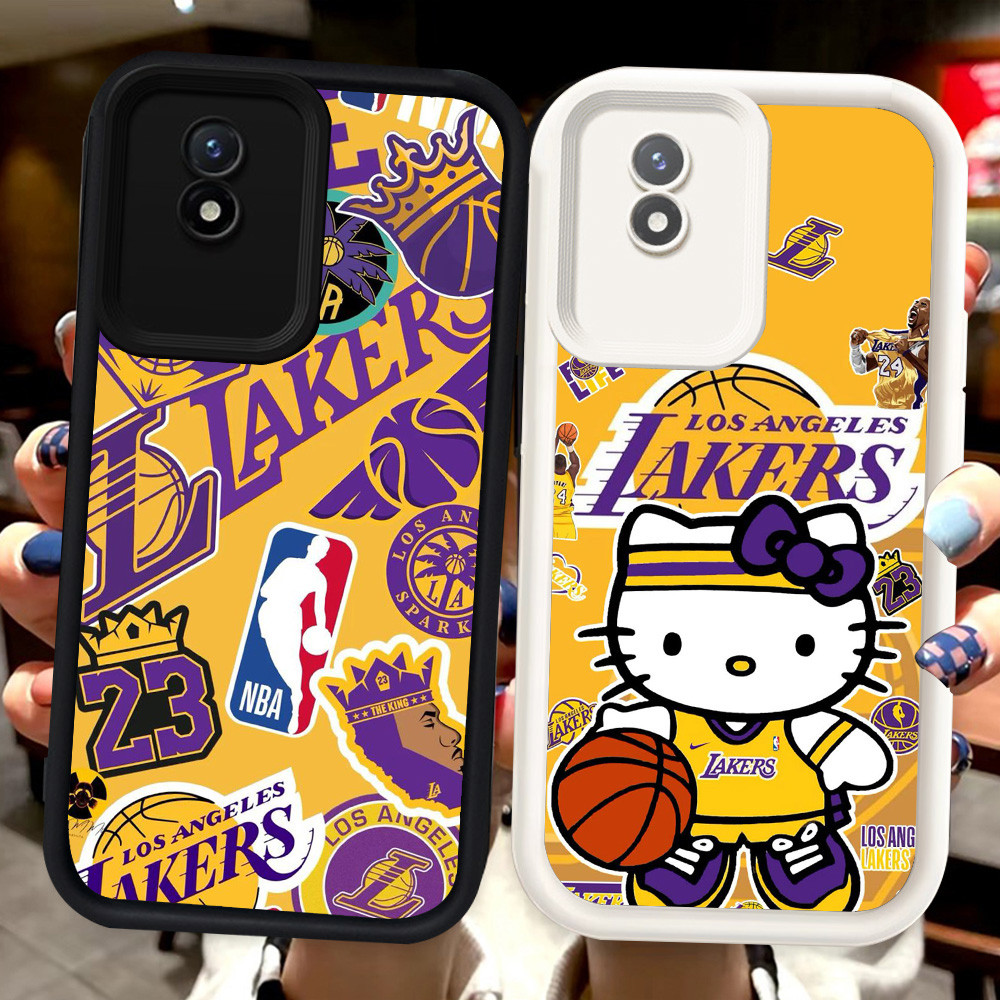 Z-49 บาสเกตบอล 23 สีขาวสีดําสําหรับ VIVO Y02t Y02a Y02 V30E V30 Pro 5G กรณี