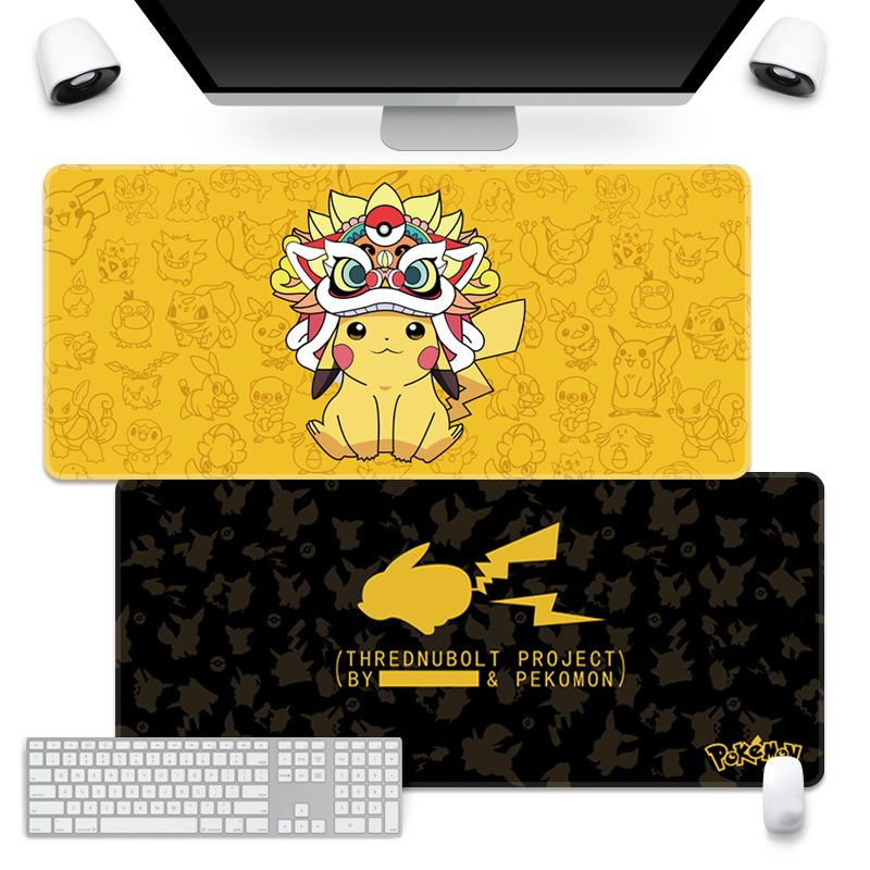 ♞Pikachu Creative Mouse Pad Thickened Anti-slip Edge