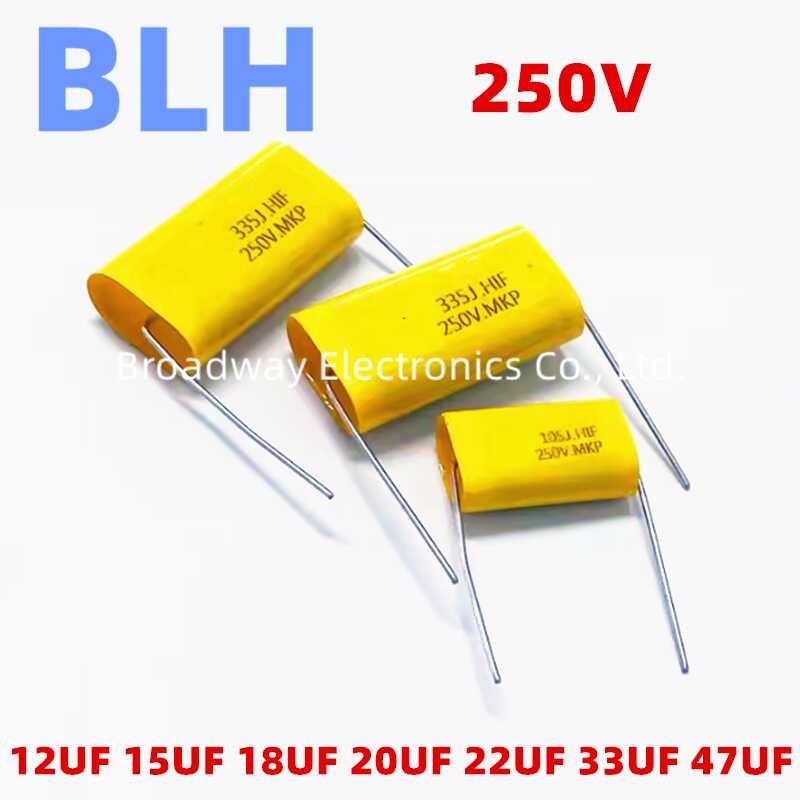 5ชิ้น P ตัวเก็บประจุแบบไร้ไฟฟ้าระบบเสียงแกน250v 12Uf 15Uf 18Uf 20Uf 22Uf 33Uf 47Uf