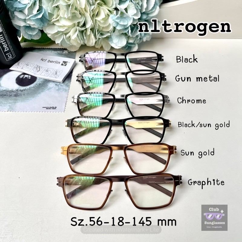 ♞,♘,♙กรอบแว่น ic berlin nltrogen พร้อมส่งในไทย