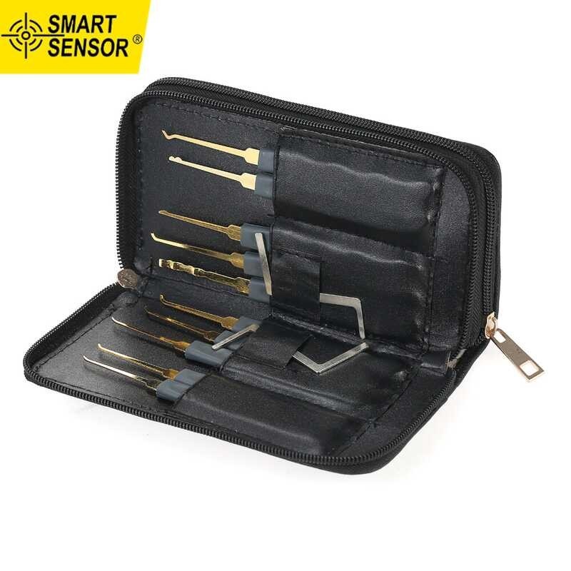 Smart Sensor 24Pcs Professional Unlocking Lock Picking Tools Set Practice Lockset Kit With Leather set