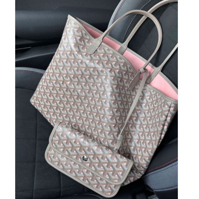 Goyard 170th Anniversary Limited Genuine Leather tote Bag Dog Teeth One-Shoulder Portable tote Chil