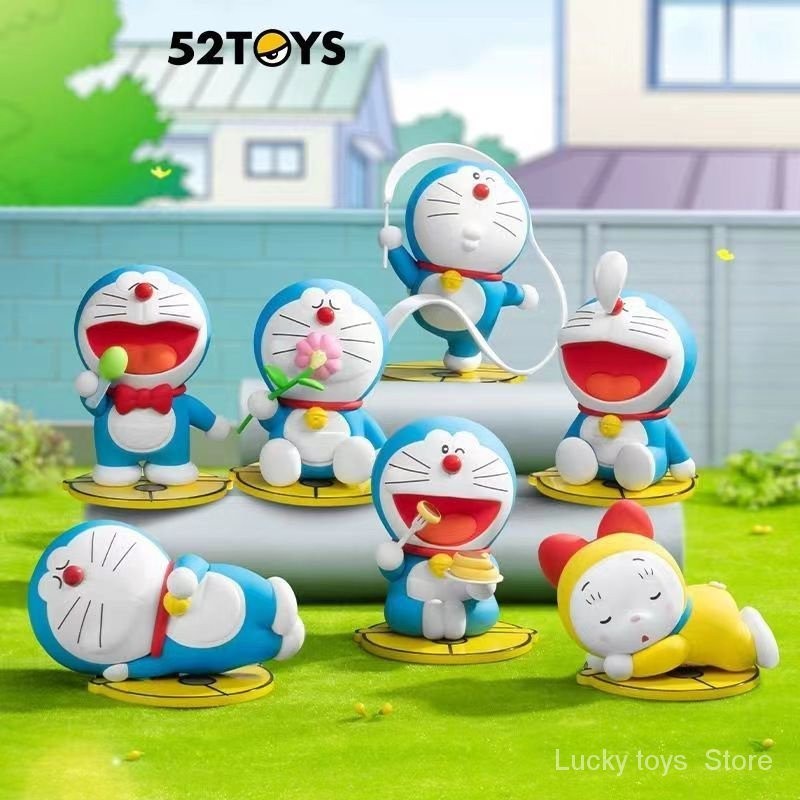 [52TOYS] ฟิกเกอร์ Doraemon Leisure Time Series Mystery Box เครื่องประดับ ของขวัญอิตาลี 1S8S