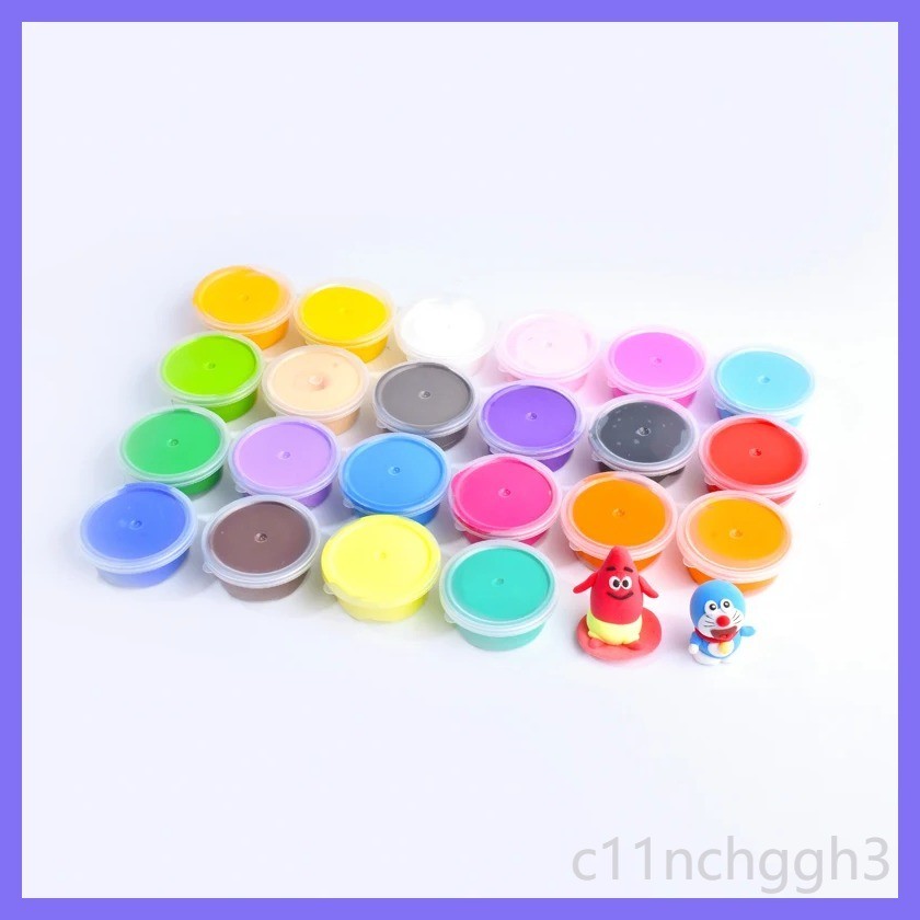 Colorful Soft Plasticine Clay Toy Gift Air Dry Clay Paste Playdough Slimes DIY Handicrafts Material
