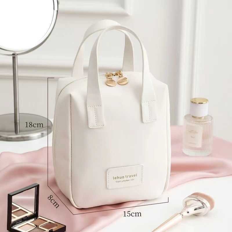 ❤ High-End MUJI Cosmetic 2023 New Women's Portable Large-Capacity Storage Makeup Brush Lipstick T