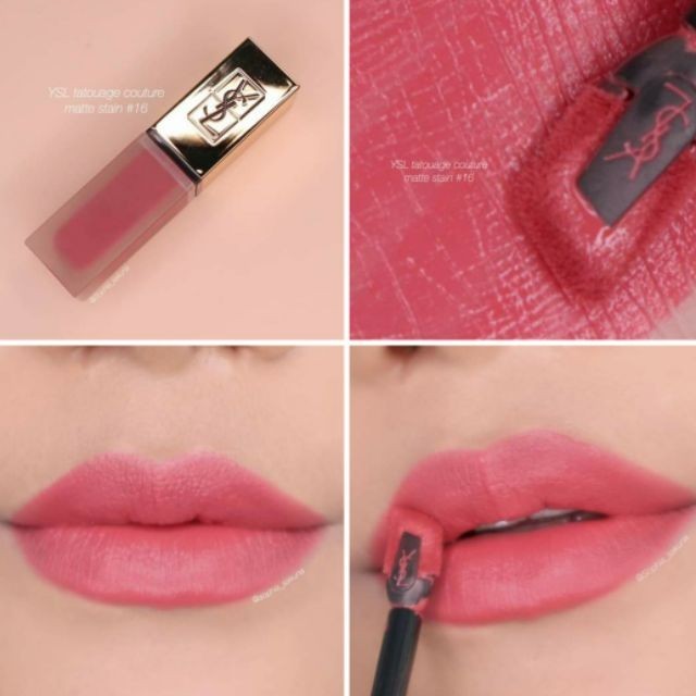 ♞,♘,♙6 สี ลิปที่ขายดีที่สุด จาก YSL YVESSAINT LAURENT ที่สุดของลิปสติก เป็นอันรู้กันว่าลิป YSL เขาด