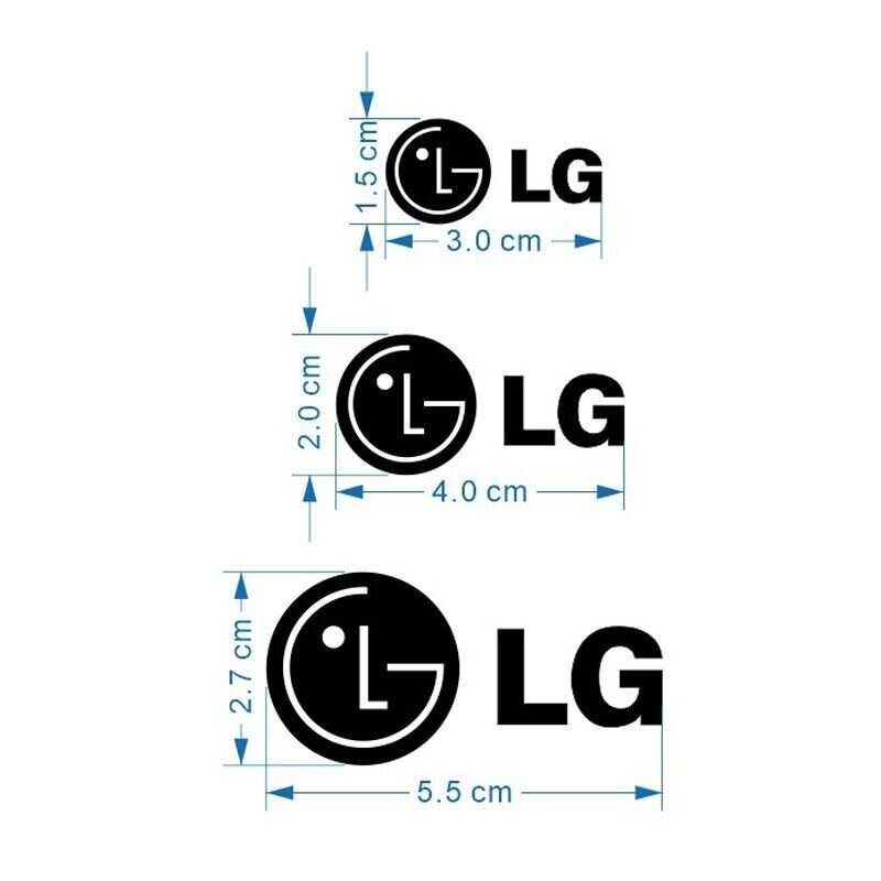 K] [Hot LG Metal Sticker Washing Hine Refrigerator Monitor Sticker Mobile Phone Sticker Electric A