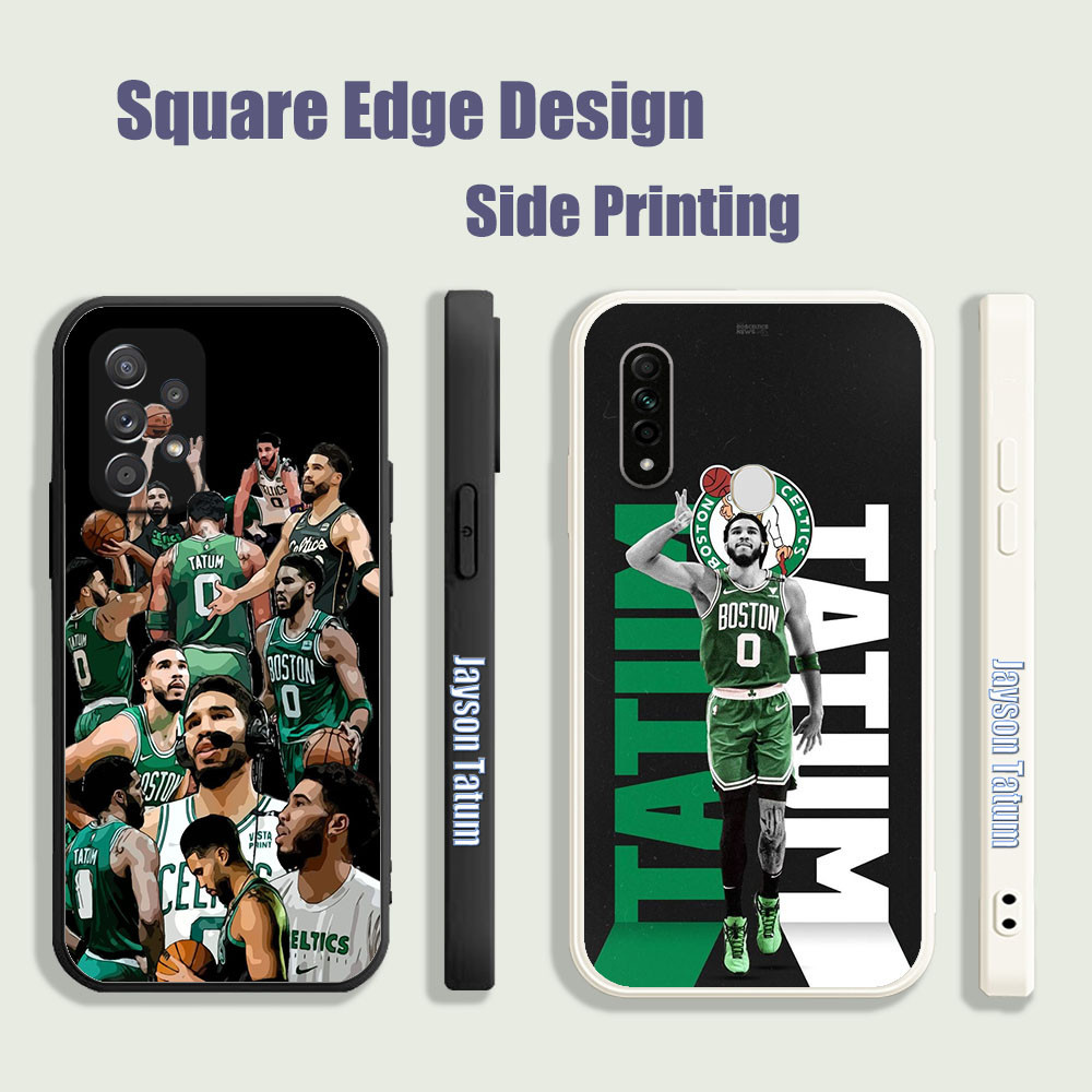 เคสสําหรับVivo Y15A Y15S Y11S Y1S Y11 Y81 Y81S Y81i Jayson Tatum NBAความงาม PW006 เคสโทรศัพท์สแควร์ข