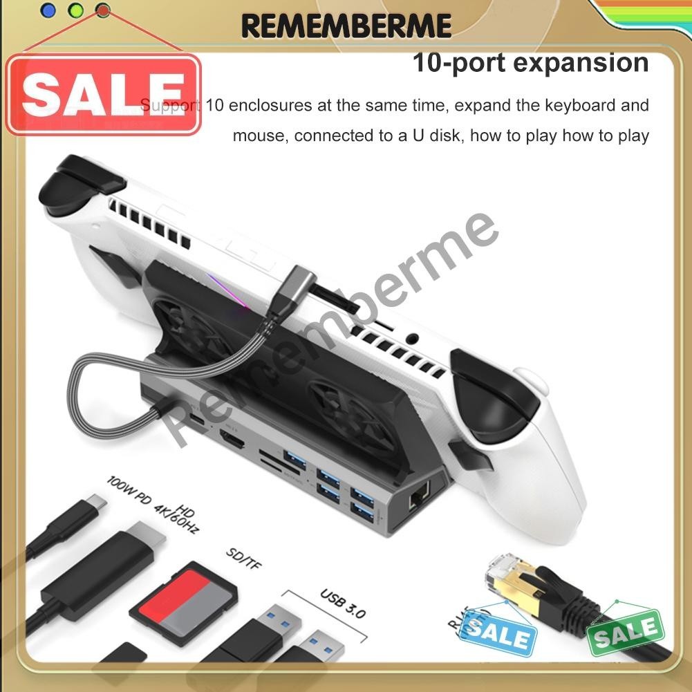 ฮับคอนโซล 4K 60Hz Type C USB 3.0 2.0 PD 100W สําหรับ ROG Ally Game [rememberme.th]