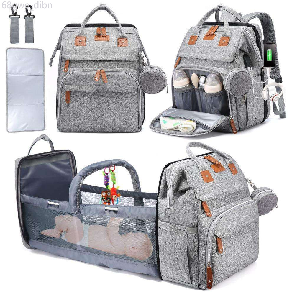 ♞,♘กระเป๋าสะพายหลังของ Border Cross-Border Mommy Mommy Mommy Mommy Anti-Mosquito Bag Push Cart Car