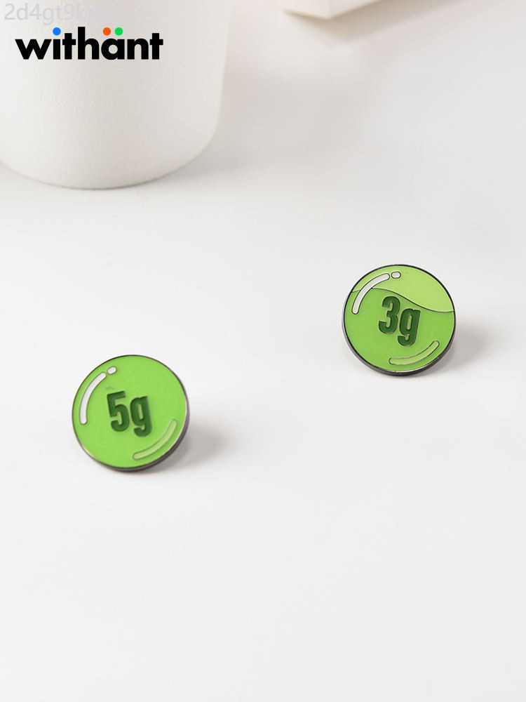 ♞Withant Ant Forest 3G5G Energy Ball Alipay Badge Peripheral Brooch Pin Pinipheral เครื่องประดับ