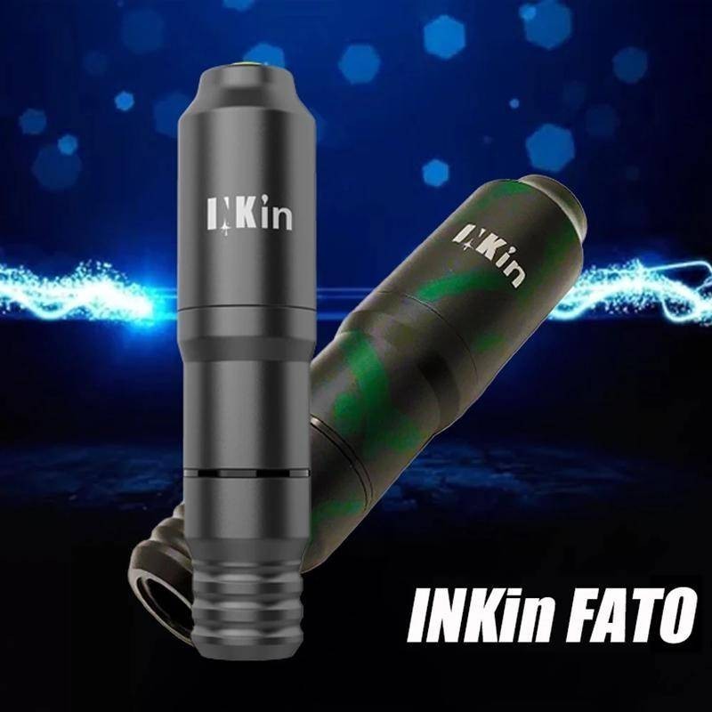 Inkin Fato เครื่องสักโรตารี่ ปากกาสัก มอเตอร์ญี่ปุ่น สําหรับสัก แต่งหน้าถาวร สีดํา &amp; Camo