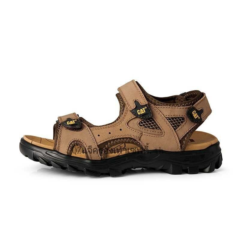 9 Caterpillar รองเท้าแตะ หนังวัว สําหรับผู้ชาย ไซซ์ 38-46 JWQR